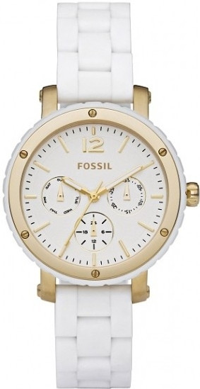 Uhrenarmband Fossil BQ9405 Rostfreier Stahl Weiss 16mm